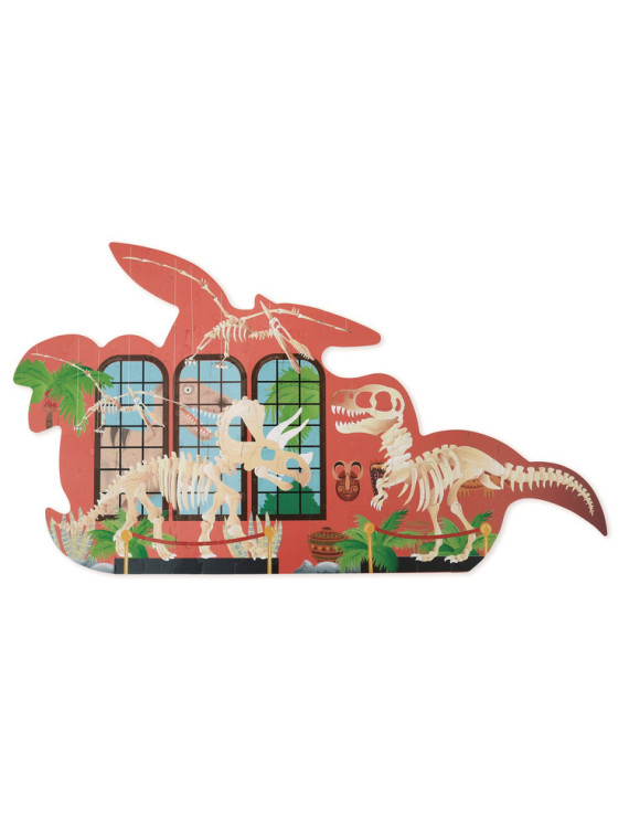 Scratch, Dwustronne Puzzle XL (100 elem) Dinozaury i szkielety