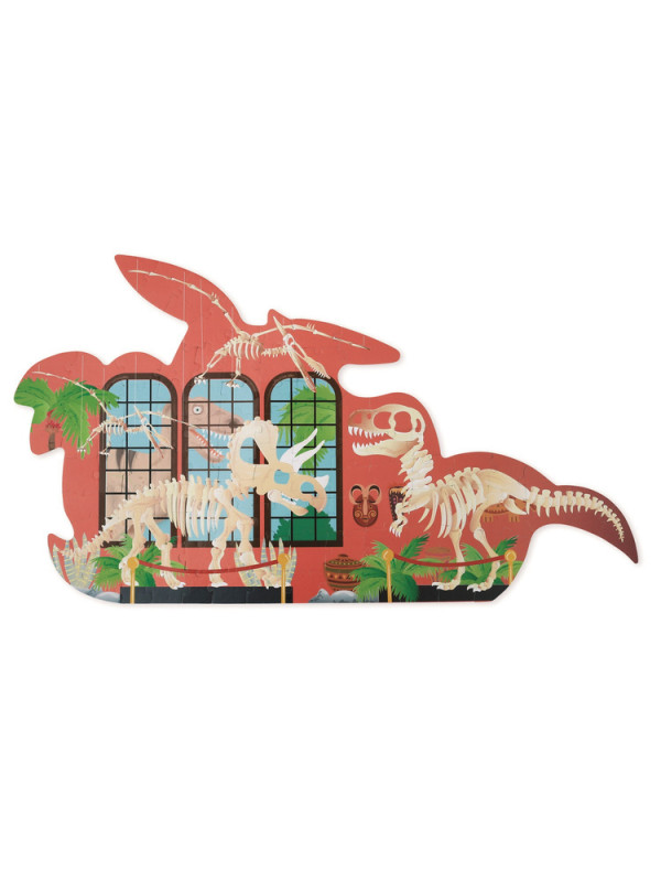 Scratch, Dwustronne Puzzle XL (100 elem) Dinozaury i szkielety