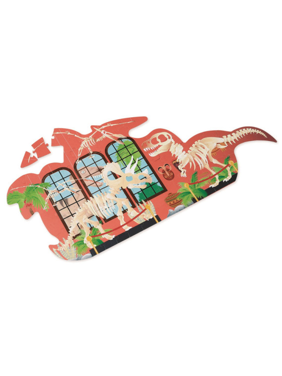 Scratch, Dwustronne Puzzle XL (100 elem) Dinozaury i szkielety