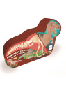 Scratch, Dwustronne Puzzle XL (100 elem) Dinozaury i szkielety