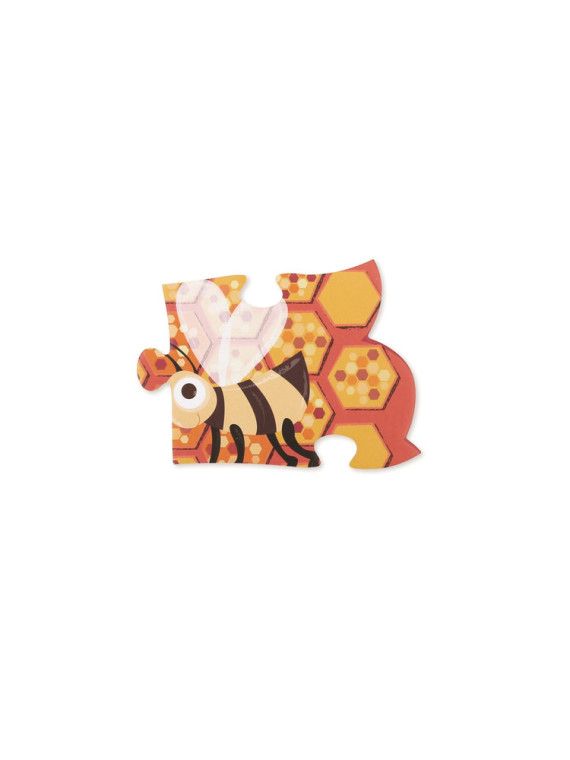 Scratch, Dwustronne Puzzle XL (2 x 20 elem) Pszczoły i Ul