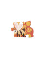 Scratch, Dwustronne Puzzle XL (2 x 20 elem) Pszczoły i Ul