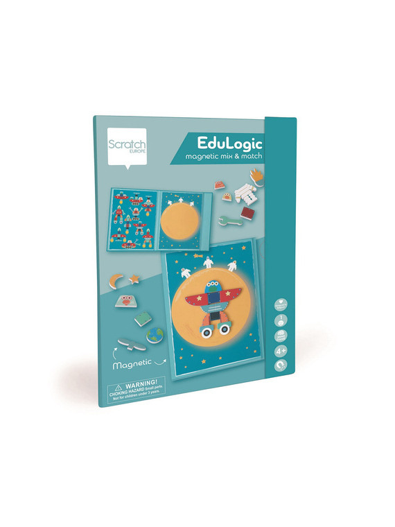 Scratch, magnetyczna układanka - kształty i kolory Kosmos