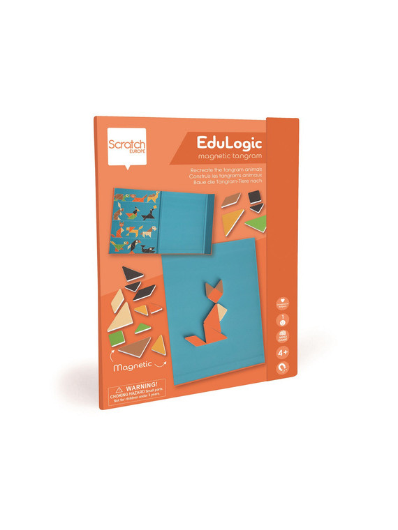 Scratch, magnetyczna układanka - kształty i kolory Tangram USZKODZONE OPAKOWANIE RABAT 10%