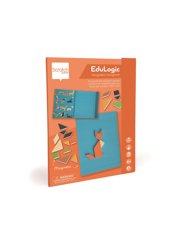 Scratch, magnetyczna układanka - kształty i kolory Tangram USZKODZONE OPAKOWANIE RABAT 10%