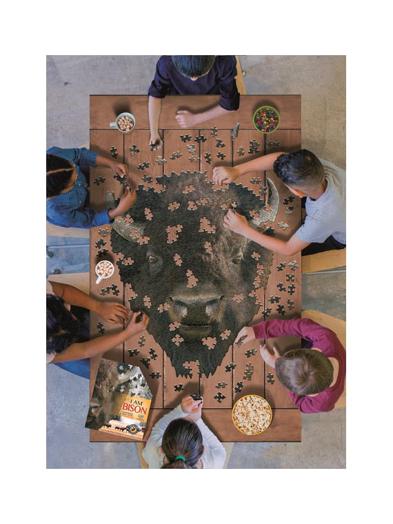 MADD CAPP,  Puzzle konturowe I AM - Bizon 550 elem.