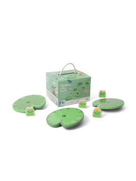 BS Toys, drewniana gra sensoryczna Zbieraj żabki