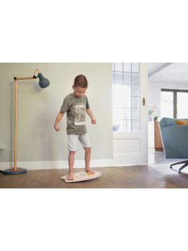 BS Toys, drewniana deska balansująca z kulkami XL (48 cm) USZKODZONE OPAKOWANIE RABAT 10%
