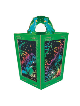 Zestaw Kreatywny Box Candiy Zdrapka Lampion Dino