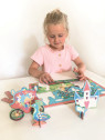 Scratch, Puzzle 2w1 -- 2D i 3D scenografia Księżniczka