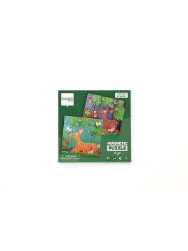Puzzle Magnetyczne Książka Podróżna w Lesie
