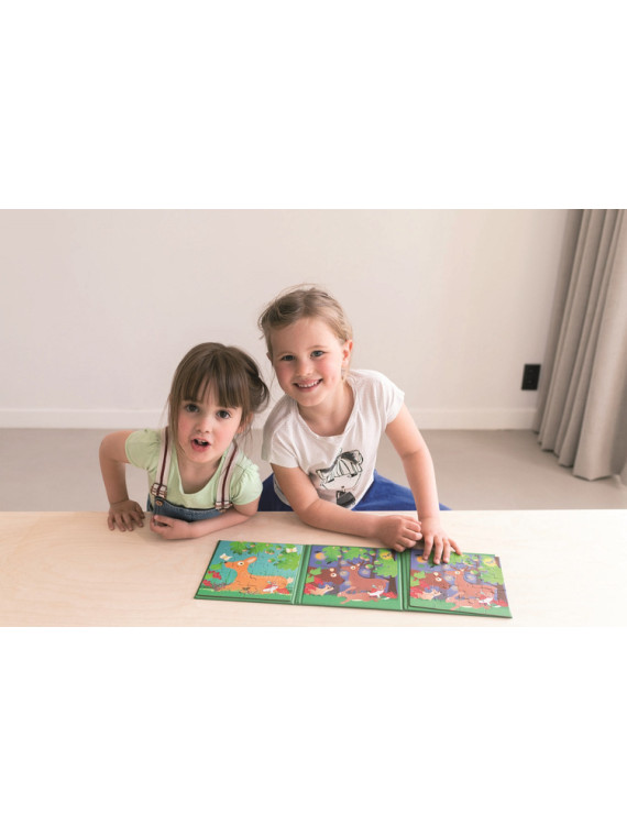 Puzzle Magnetyczne Książka Podróżna w Lesie