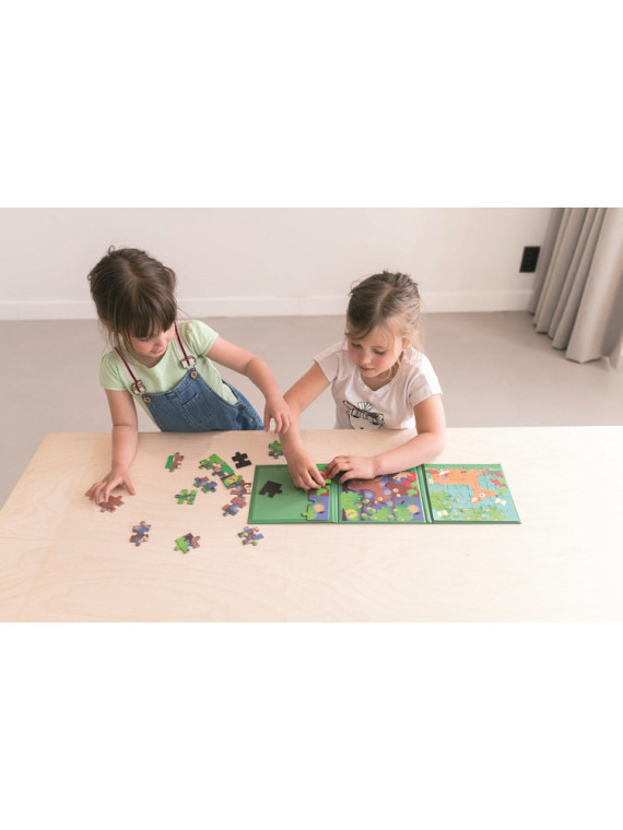 Puzzle Magnetyczne Książka Podróżna w Lesie
