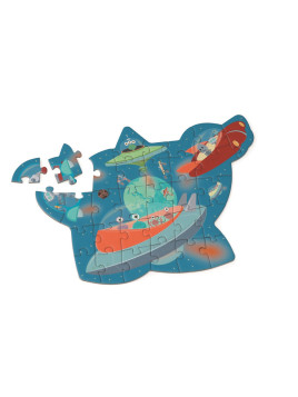Scratch, Puzzle konturowe Kosmos 31 elem.