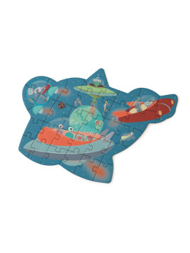 Scratch, Puzzle konturowe Kosmos 31 elem.