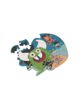Scratch, Puzzle konturowe Stworki 33 elem.