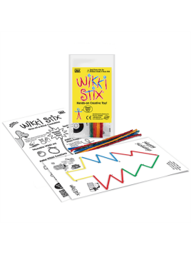 Woskowe sznureczki Wikki Stix - Zestaw Start - połącz kropki 8 szt