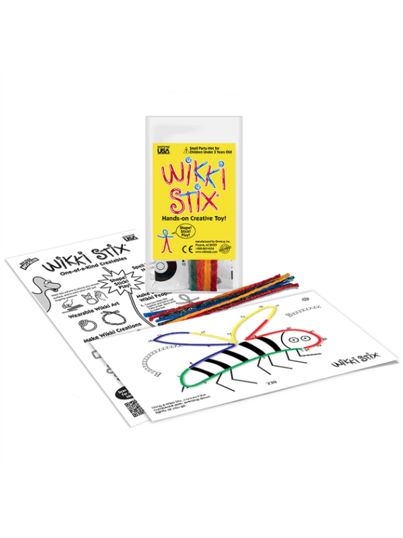 Woskowe sznureczki Wikki Stix - Zestaw Start - połącz kropki 8 szt