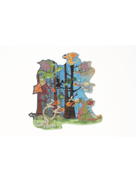 Puzzle Konturowe Scratch Smoki 29 Elementów