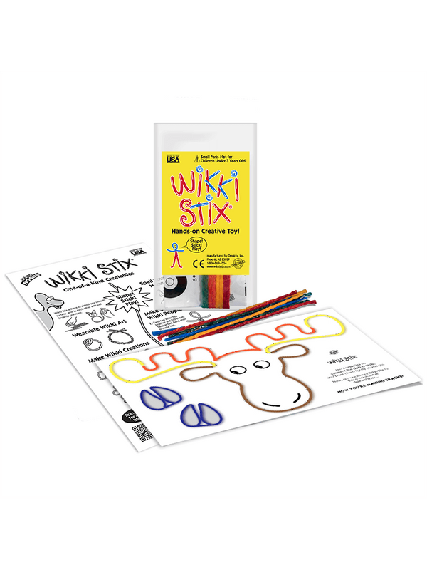 Woskowe sznureczki Wikki Stix - Zestaw Start - połącz kropki 8 szt