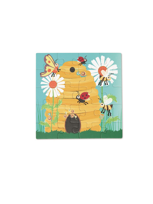 Scratch, Puzzle magnetyczne - książka podróżna W ogrodzie 2 obrazki 40 elem.