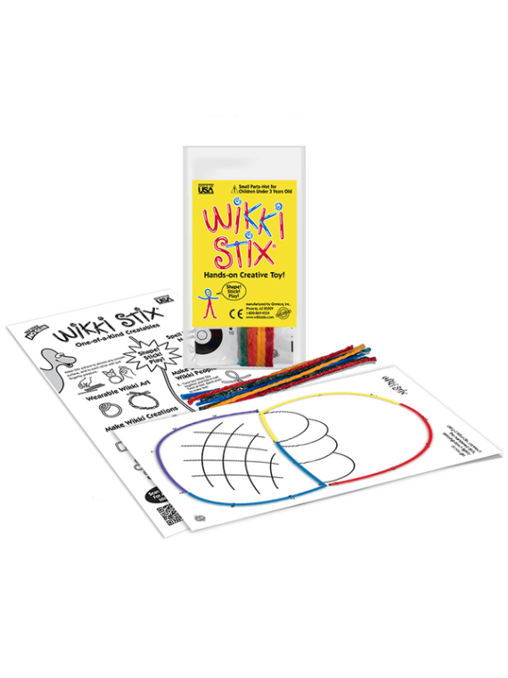 Woskowe sznureczki Wikki Stix - Zestaw Start - połącz kropki 8 szt