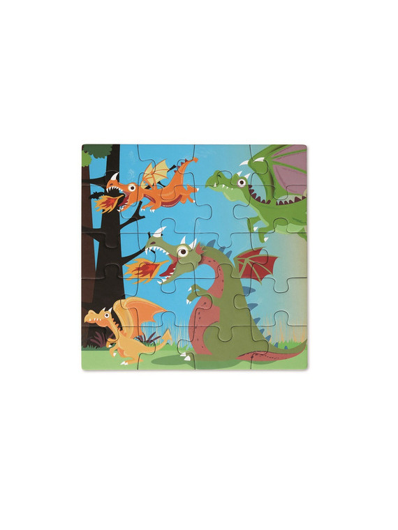 Scratch, Puzzle magnetyczne - książka podróżna Smoki 2 obrazki 40 elem.