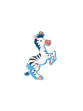 Pierwsze duże puzzle dla dzieci - Scratch 5 Zwierząt Safari