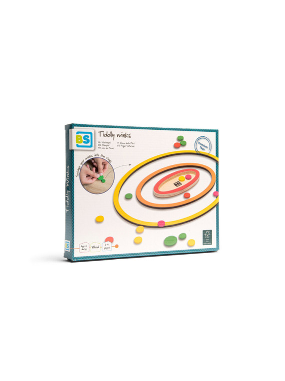 BS Toys, drewniana gra zręcznościowa Pchełki XL