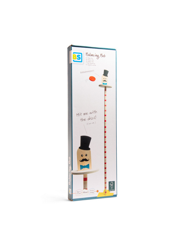 BS Toys, drewniana gra zręcznościowa Zrzuć Boba