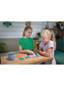 BS Toys, drewniana gra logiczna - Łamigłówka zakryj kropki