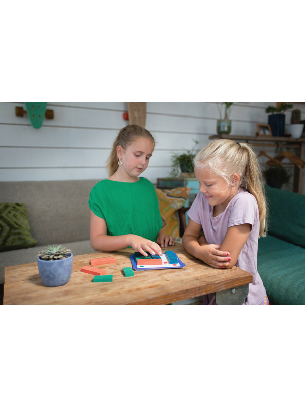 BS Toys, drewniana gra logiczna - Łamigłówka zakryj kropki