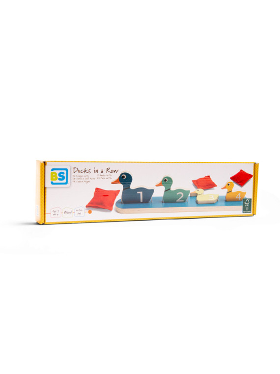 BS Toys, drewniana gra zręcznościowa Kaczki
