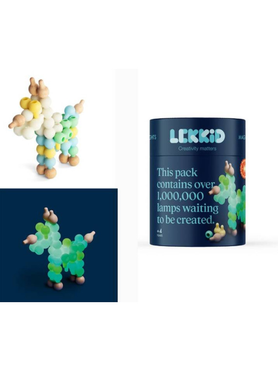 Lekkid, świecące silikonowe klocki konstrukcyjne - Magiczna lampa