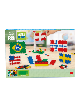Plus-Plus, Plus-Plus, Mini Mix 700 szt. Flagi - Learn to build