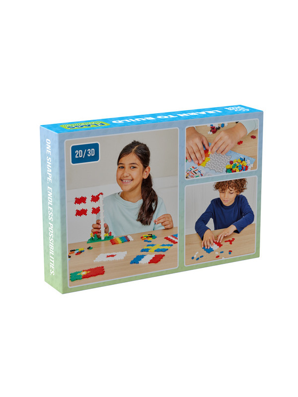 Plus-Plus, Plus-Plus, Mini Mix 700 szt. Flagi - Learn to build