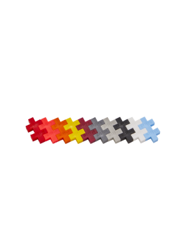Plus-Plus Mini, Puzzle po numerach 500 szt - Rakieta