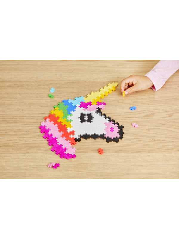 Plus-Plus Mini, Puzzle po numerach 250 szt - Jednorożec