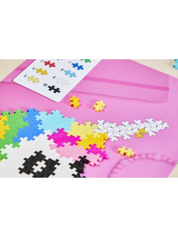 Plus-Plus Mini, Puzzle po numerach 250 szt - Jednorożec