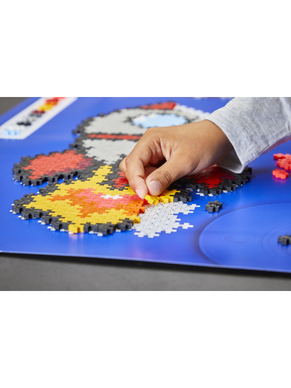 Plus-Plus Mini, Puzzle po numerach 500 szt - Rakieta