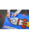 Plus-Plus Mini, Puzzle po numerach 500 szt - Rakieta