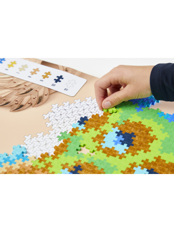Puzzle Plus Plus Mini Po Numerach 800 Sztuk Paw