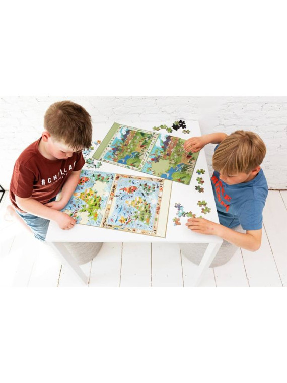 Scratch, 2 w 1 Puzzle magnetyczne i gra obserwacyjna - Kosmos 30 el.
