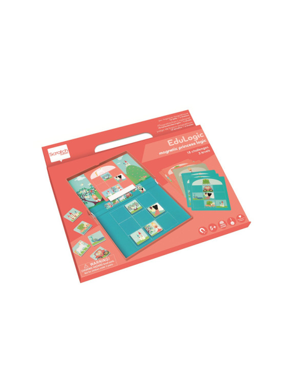 Układanka magnetyczna dla dzieci - Scratch 18 Kart Zadań
