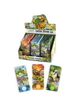 Gra wodna Dino 15 cm / 1 przycisk - mix wzorów