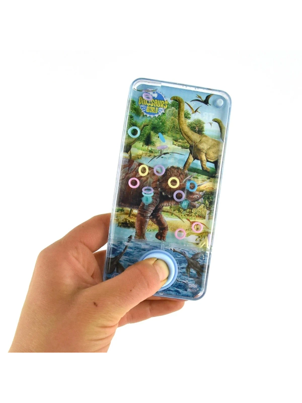 Gra wodna Dino 15 cm / 1 przycisk - mix wzorów