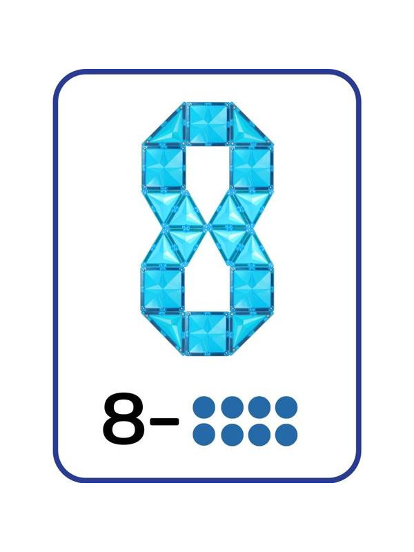 COBLO, magnetyczne klocki konstrukcyjne Basic 8 elem.
