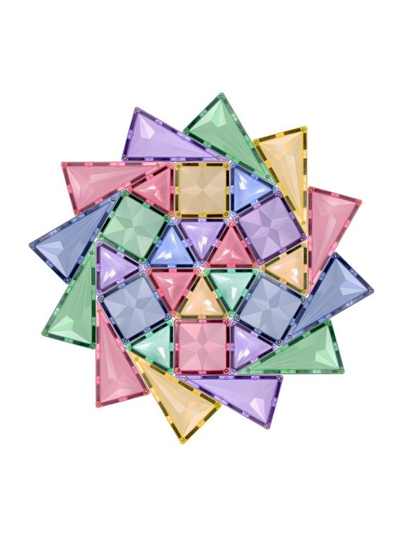 COBLO, magnetyczne klocki konstrukcyjne Pastel 35 elem.