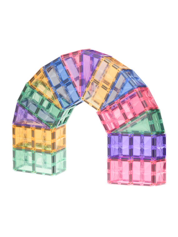 COBLO, magnetyczne klocki konstrukcyjne Pastel 35 elem.