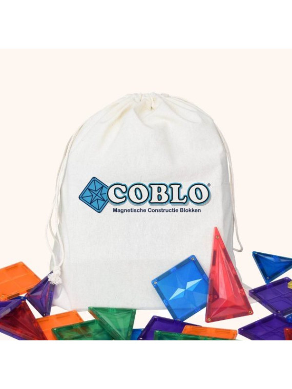 COBLO, magnetyczne klocki konstrukcyjne Pastel 35 elem.